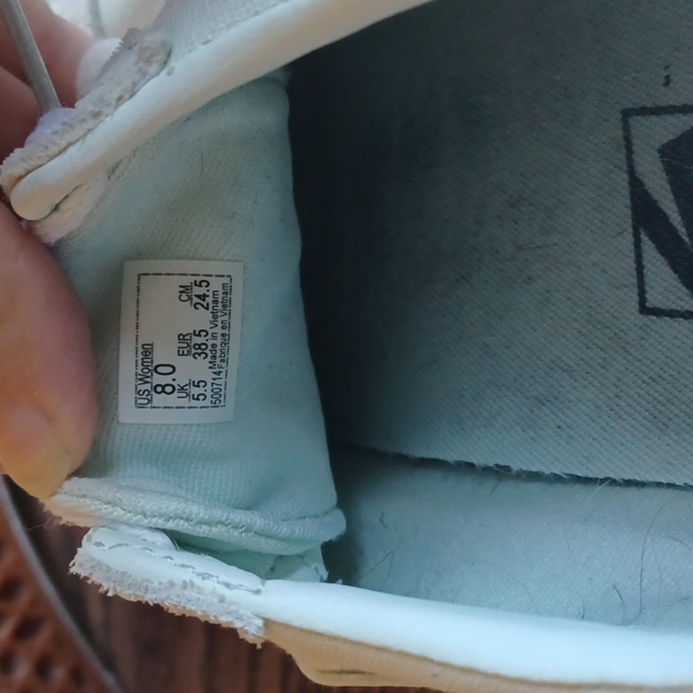 Vans Unisex Off The WALL OLD SKOOL MEN 6.5 WOMEN 8.0 SHOES, grey - Picture 5 of 5